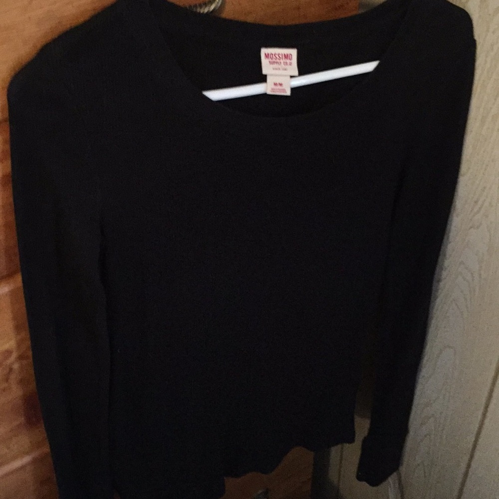 Black long sleeve thermal